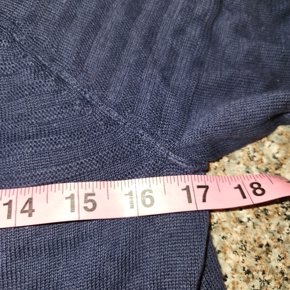 Karen Scott Curved Hem Pull Over Sweater - Picture 7 of 8